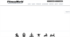 Desktop Screenshot of fitnessworldwc.co.za